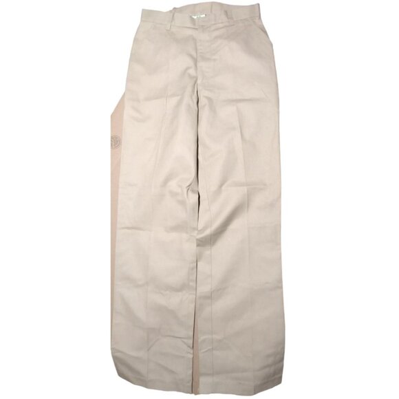 Real School School Uniform Khaki Men's Flat Front Pant Size 30 - Picture 4 of 5